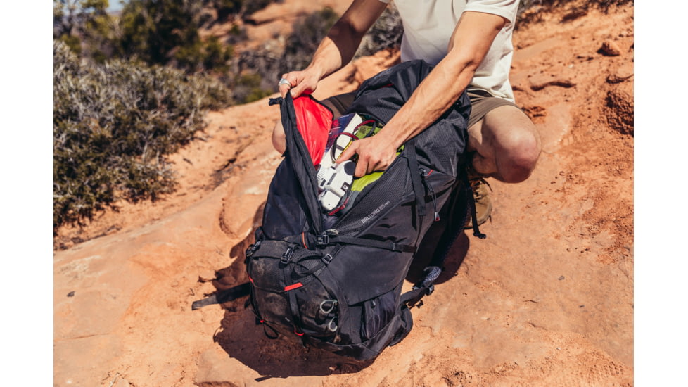 Gregory Baltoro 100L Pro Backpack, Lava Black, Small, 141298-9574