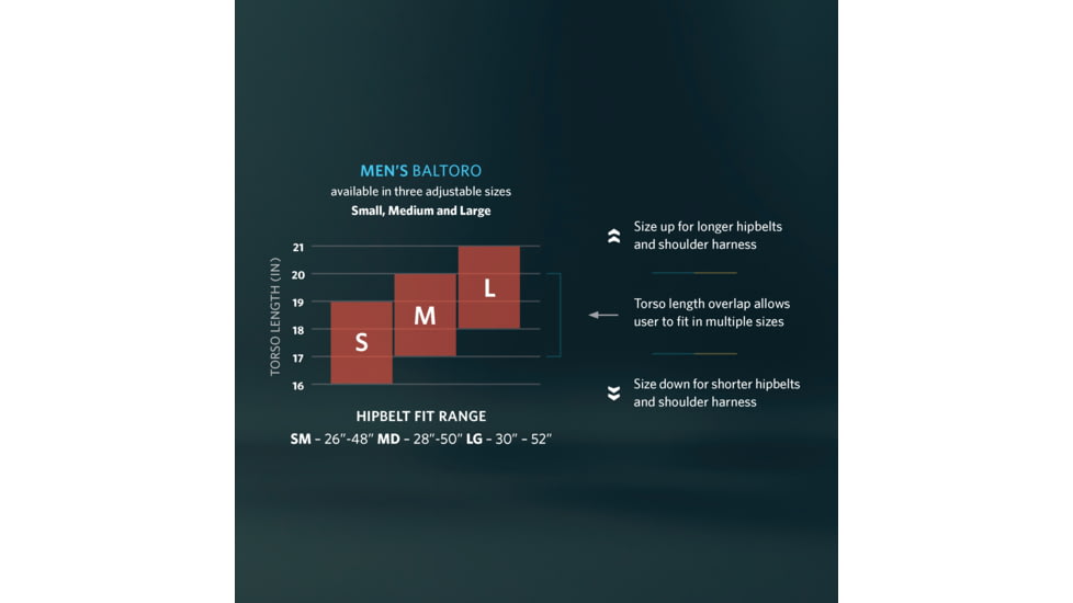 Gregory Baltoro 65L Pack, Brick Red, Medium, 141300-1129