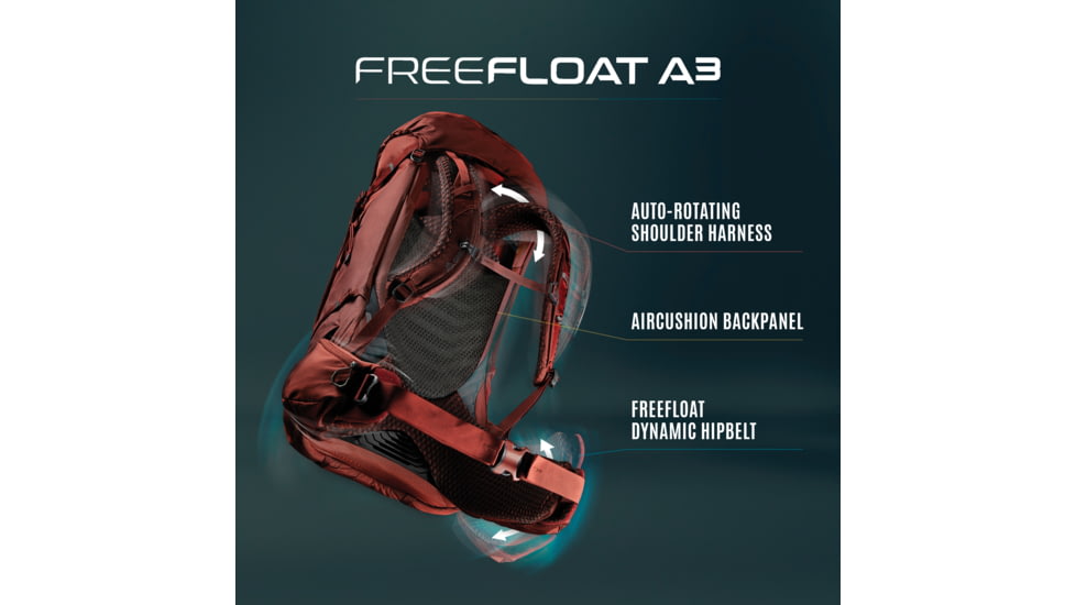 Gregory Baltoro 75L Backpack, Brick Red, Medium, 141303-1129