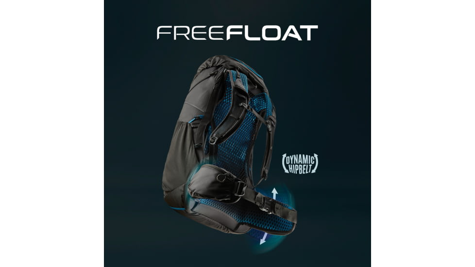 Gregory Focal 48L Backpack, Ozone Black, Medium, 141326-7416