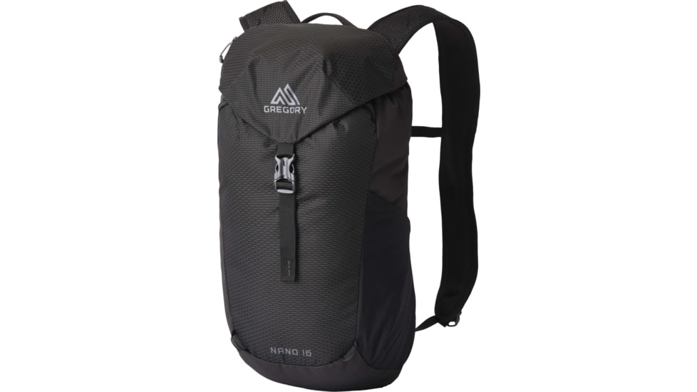 Gregory Nano 16L Plus Daypack, Optic Black, One Size Plus, 153064-9974
