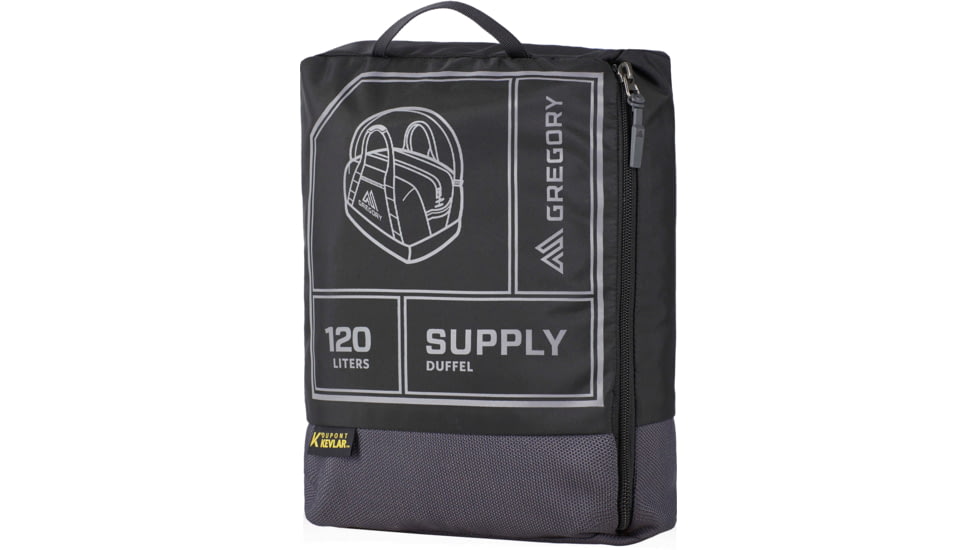 Gregory Supply Duffel 120 Bag, Obsidian Black, One Size, 132718-0413