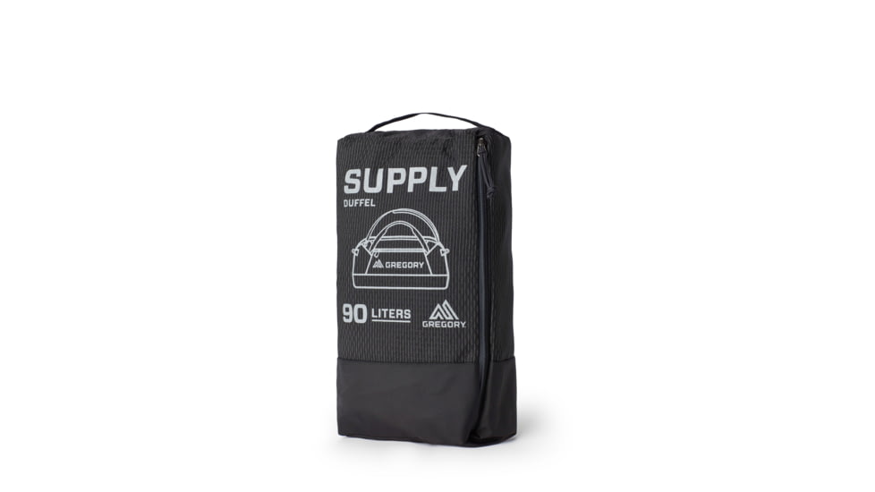 Gregory Supply Duffel 90 Bag, Obsidian Black, One Size, 147904-0413