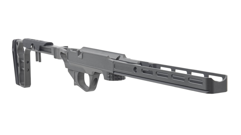 Grey Birch MFG CZ 457 10in Forend/Folding Stock Chassis System Left Hand, Grey, LaChassis-457-LH-10-GRY