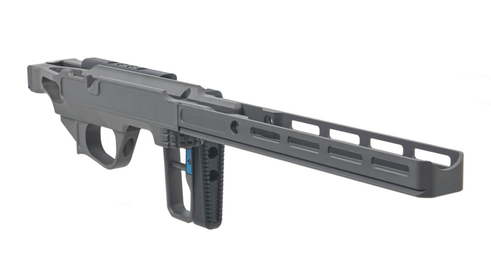Grey Birch MFG CZ 457 10in Forend/Folding Stock Chassis System Left Hand, Grey, LaChassis-457-LH-10-GRY