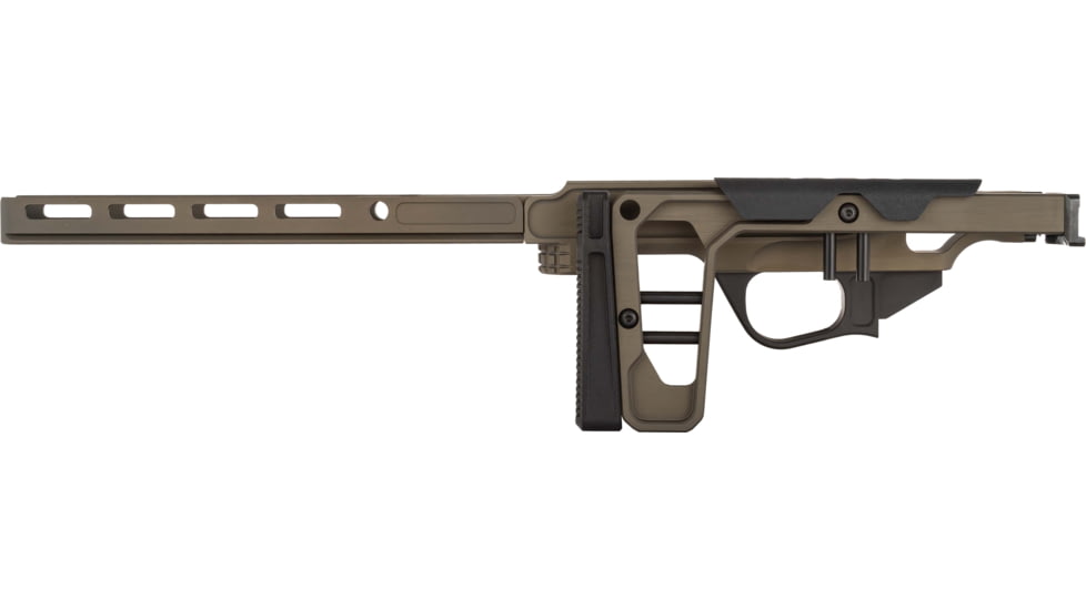 Grey Birch MFG CZ 457 10in Forend/Folding Stock Chassis System Right Hand, Burnt Bronze, LaChassis-457-RH- 10- BB