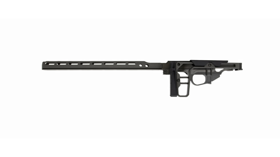 Grey Birch MFG CZ 457 16in Forend/Folding Stock Chassis System Right Hand, Black, LaChassis-457-16- BLK
