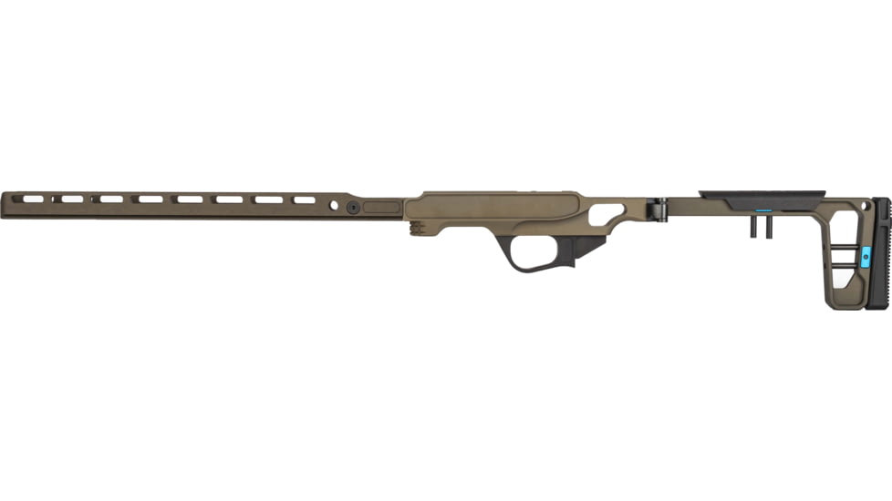 Grey Birch MFG CZ 457 16in Forend/Folding Stock Chassis System Right Hand, Burnt Bronze, LaChassis-457-16- BB