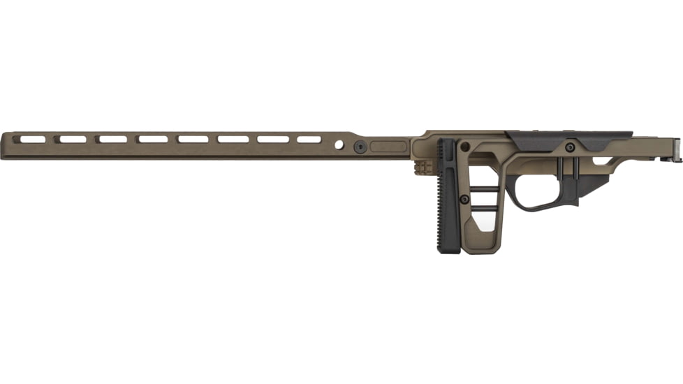 Grey Birch MFG CZ 457 16in Forend/Folding Stock Chassis System Right Hand, Burnt Bronze, LaChassis-457-16- BB