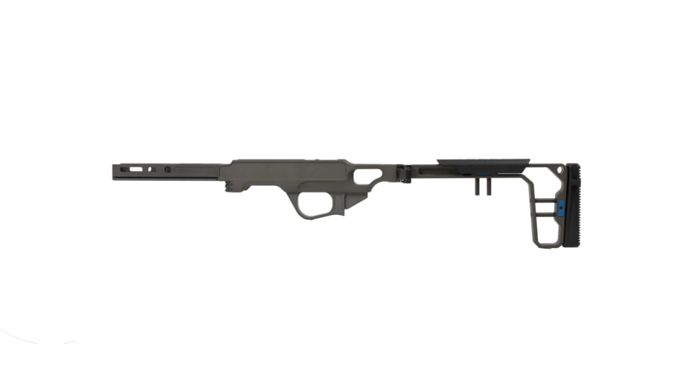 Grey Birch MFG CZ 457 5in Forend/Folding Stock Chassis System Right Hand, Black, LaChassis-457-5- BLK