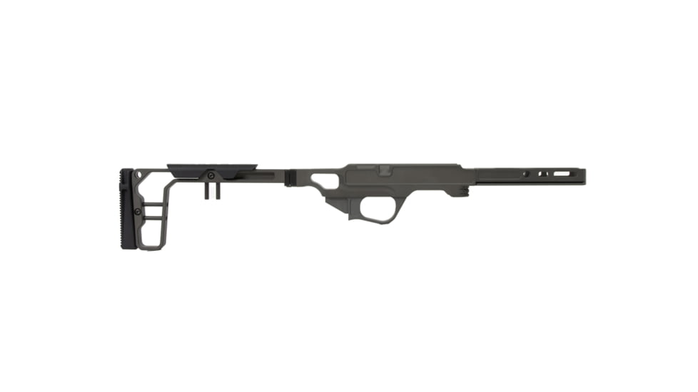 Grey Birch MFG CZ 457 5in Forend/Folding Stock Chassis System Right Hand, Black, LaChassis-457-5- BLK