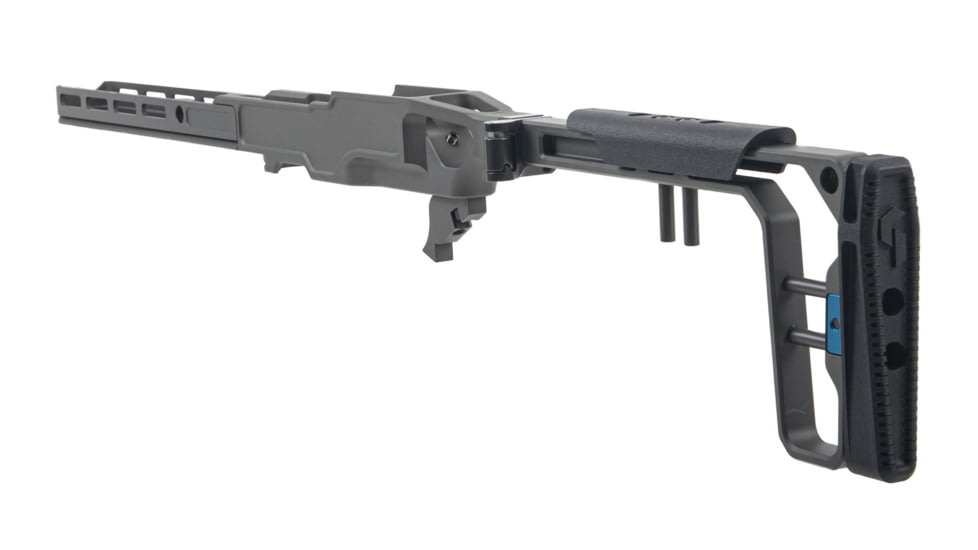 Grey Birch MFG La Chassis 10/22 DLX Complete Aluminum Chassis System, 10 in, Picatinny/M-LOK, Clear Hard Anodize, LaChassis-10/22-DLX