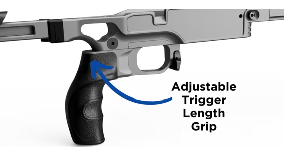 Grey Birch MFG LaChassis-700SA-RH-5, Hard Clear Anodize Grey, LaChassis-700SA-RH-5