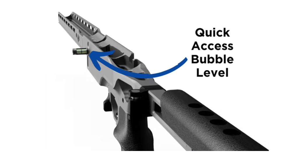 Grey Birch MFG LaChassis-700SA-RH-5, Hard Clear Anodize Grey, LaChassis-700SA-RH-5