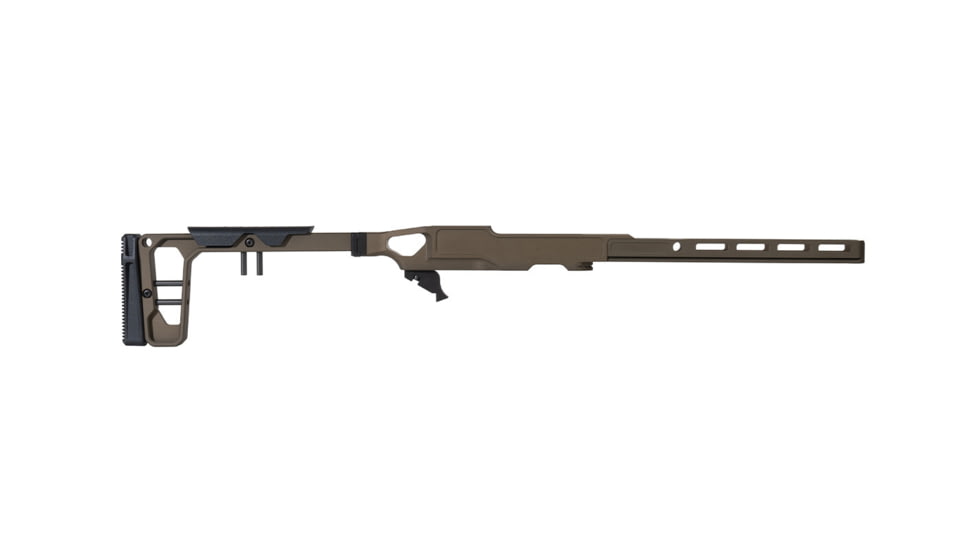 Grey Birch MFG Ruger 10/22 10in Forend/Folding Stock Chassis System, Burnt Bronze, LaChassis-10/22- 10BB