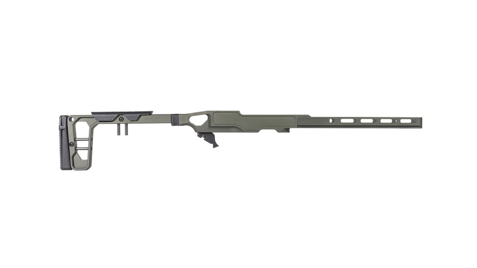 Grey Birch MFG Ruger 10/22 10in Forend/Folding Stock Chassis System, Olive Drab Green, LaChassis-10/22- 10ODG