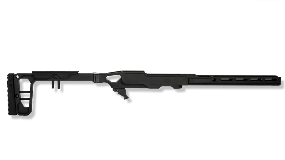 Grey Birch MFG Ruger 10/22 10in Forend/Folding Takedown Chassis System, Black, LaChassis-TKD-BLK