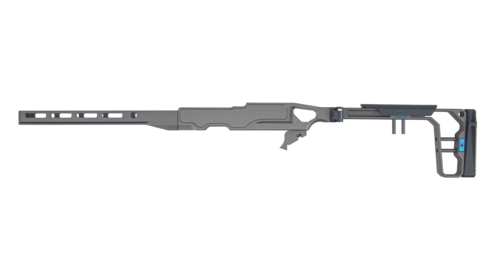Grey Birch MFG Ruger 10/22 10in Forend/Folding Takedown Chassis System, Grey, LaChassis-TKD-GRY