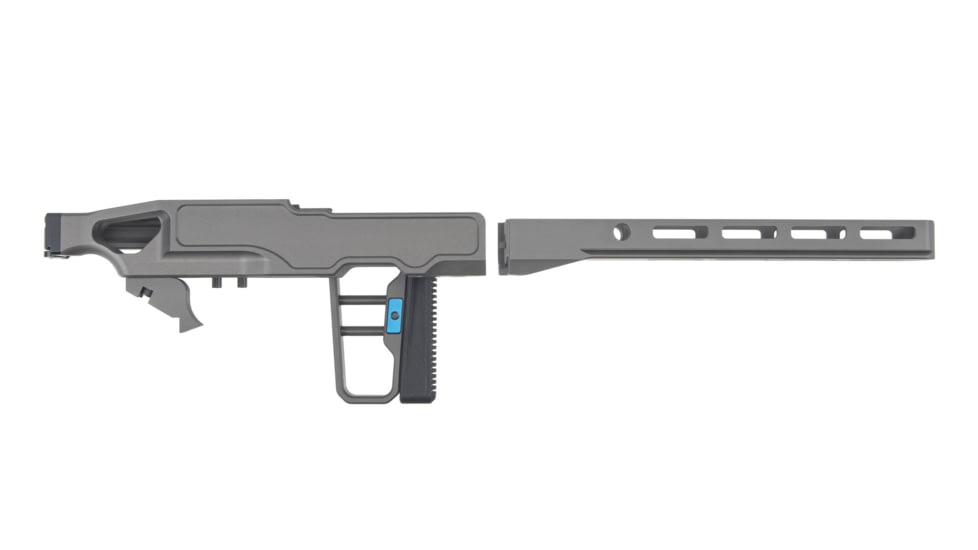 Grey Birch MFG Ruger 10/22 10in Forend/Folding Takedown Chassis System, Grey, LaChassis-TKD-GRY