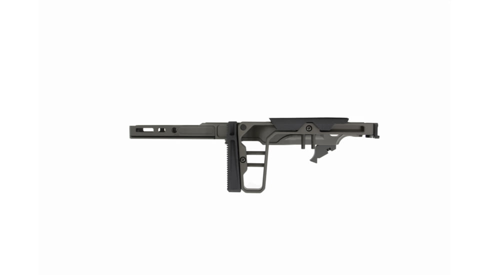 Grey Birch MFG Ruger 10/22 5in Forend/Folding Stock Chassis System, Black, LaChassis-10/22-5BLK