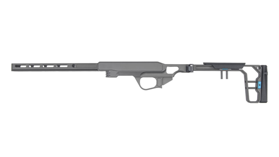 Grey Birch MFG Tikka T1X 10in Forend/Folding Stock Chassis System Left Hand, Grey, LaChassis-T1X-10-GRY