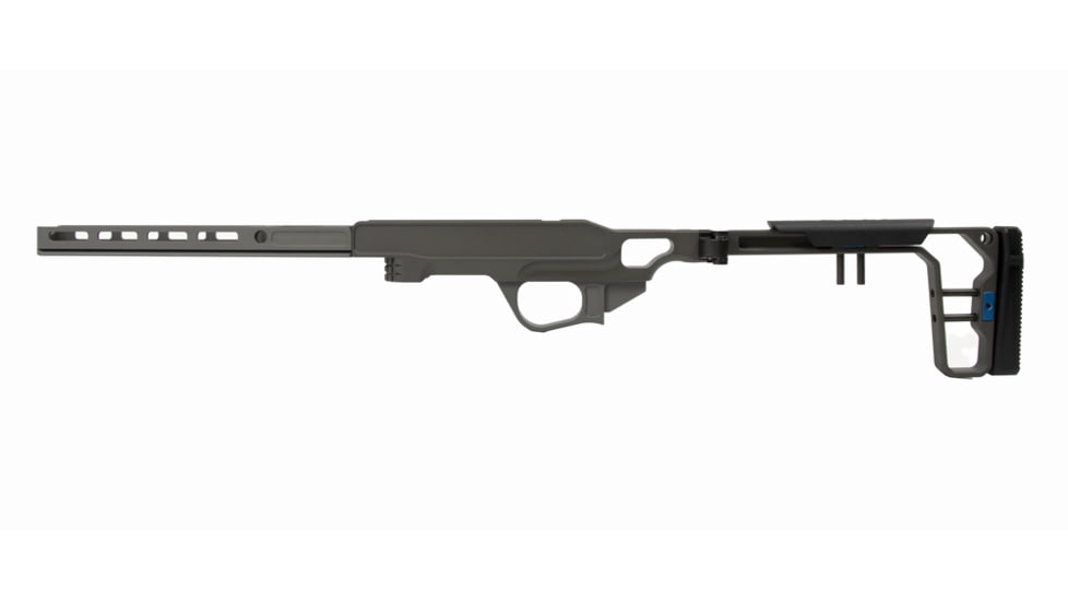 Grey Birch MFG Tikka T1X 10in Forend/Folding Stock Chassis System Right Hand, Black, LaChassis-T1X-RH-10 -BLK