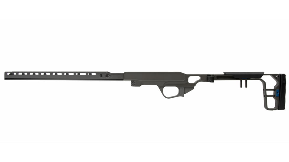 Grey Birch MFG Tikka T1X 16in Forend/Folding Stock Chassis System Right Hand, Black, LaChassis-T1X-RH-16- BLK