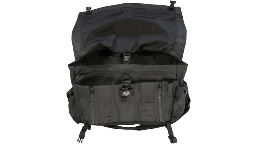Grey Ghost Gear 2.0 Wanderer Messenger Bag, Black, GTG5906-BLK