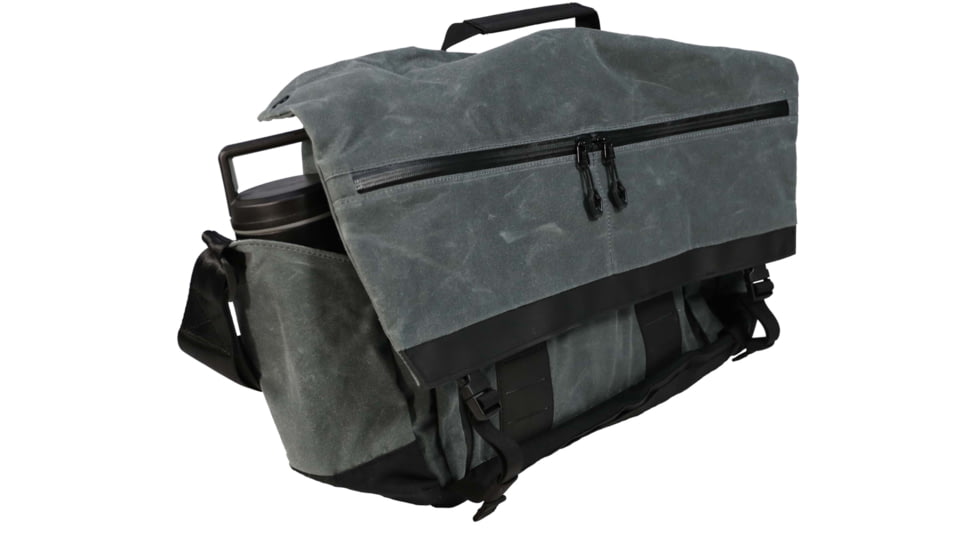Grey Ghost Gear 2.0 Wanderer Messenger Bag, Charcoal, GTG5906-GRY
