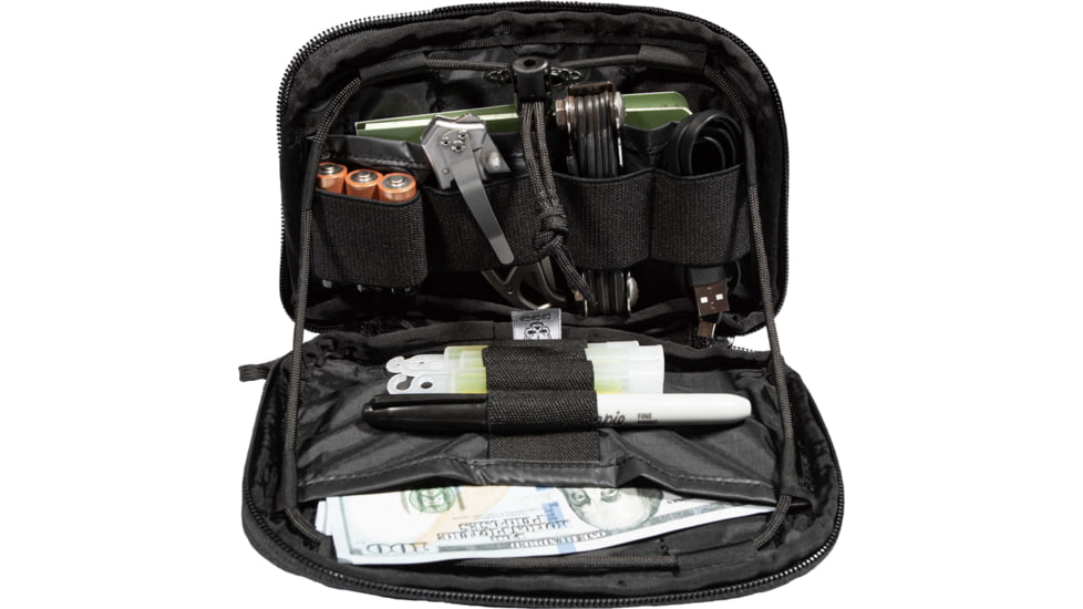 Grey Ghost Gear Admin Pouch Enhanced Thin, Laminate, Black, GTG0387-2