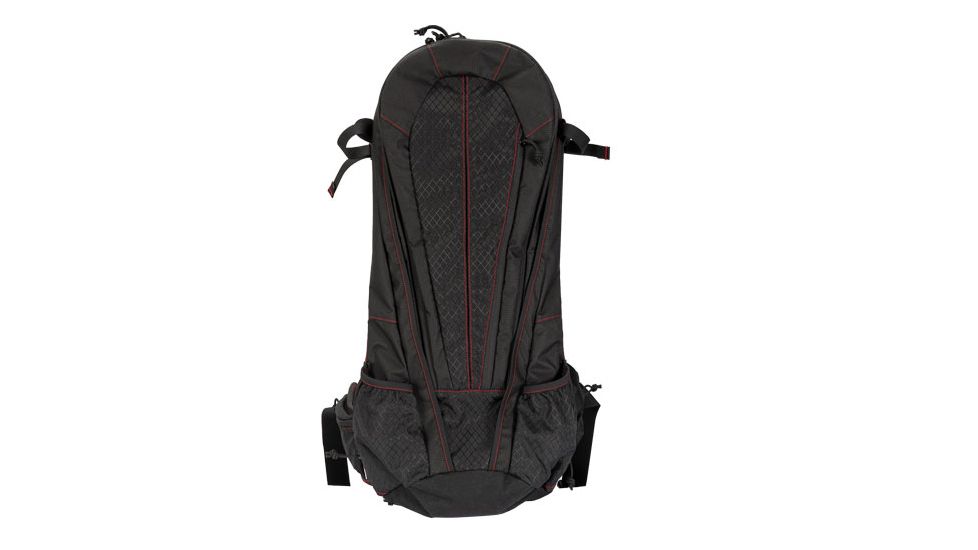 Grey Ghost Gear Apparition Bag Blk/blk Diamond W/red Stitch