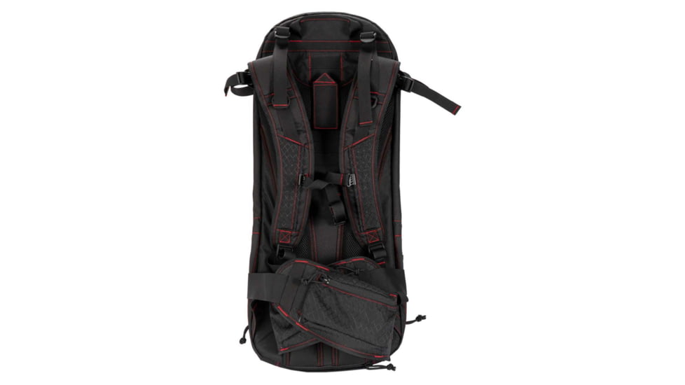 Grey Ghost Gear Apparition Short Barreled Rifle Bag, Black/Black Diamond with Red Stitching, GTG5874-2-2D