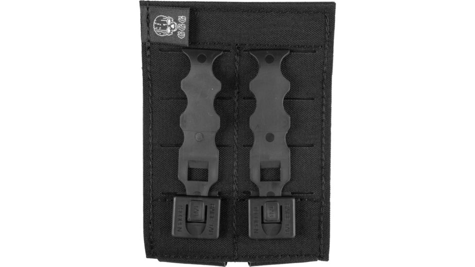 Grey Ghost Gear Double Pistol Magna Mag Pouch, Laminate, Black, GTG0380-2