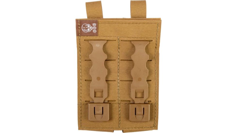 Grey Ghost Gear Double Pistol Magna Mag Pouch, Laminate, Coyote Brown, GTG0380-14