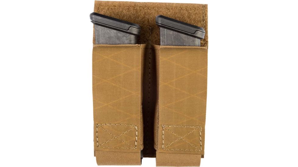 Grey Ghost Gear Double Pistol Magna Mag Pouch, Laminate, Coyote Brown, GTG0380-14