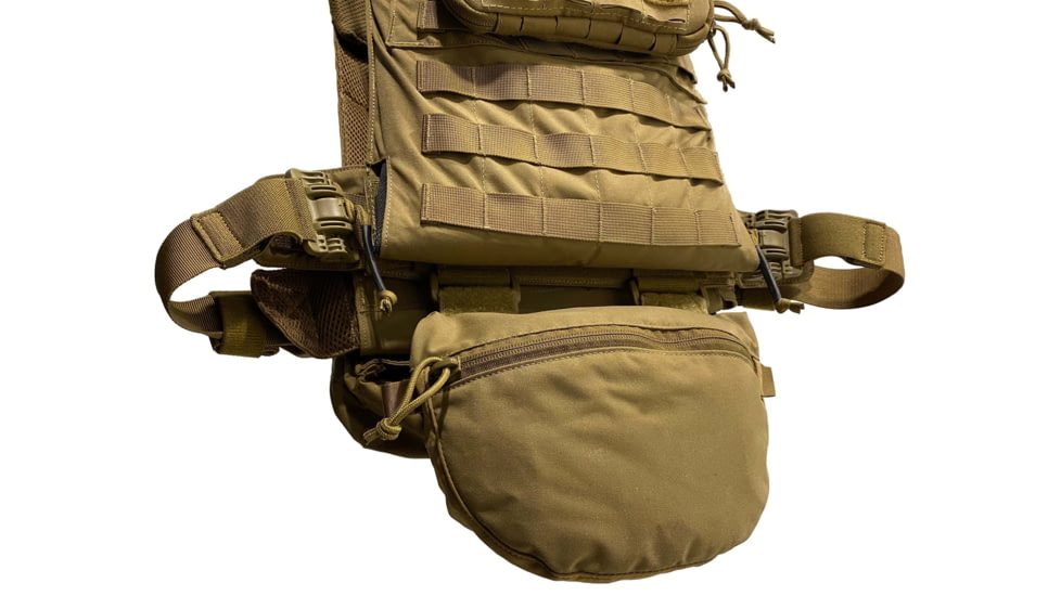 Grey Ghost Gear Ghp Plate Carrier Lower Accessory Pouch, Coyote Brown, 2014-14