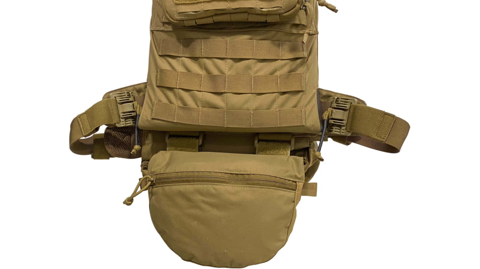 Grey Ghost Gear GHP Plate Carrier Lower Accessory Pouch, Coyote Brown, 2014-14