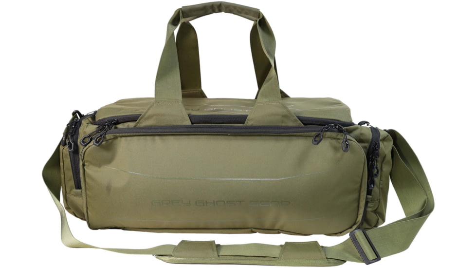 Grey Ghost Gear Large Range Bag, Black Zips, Olive, GTG5897-1
