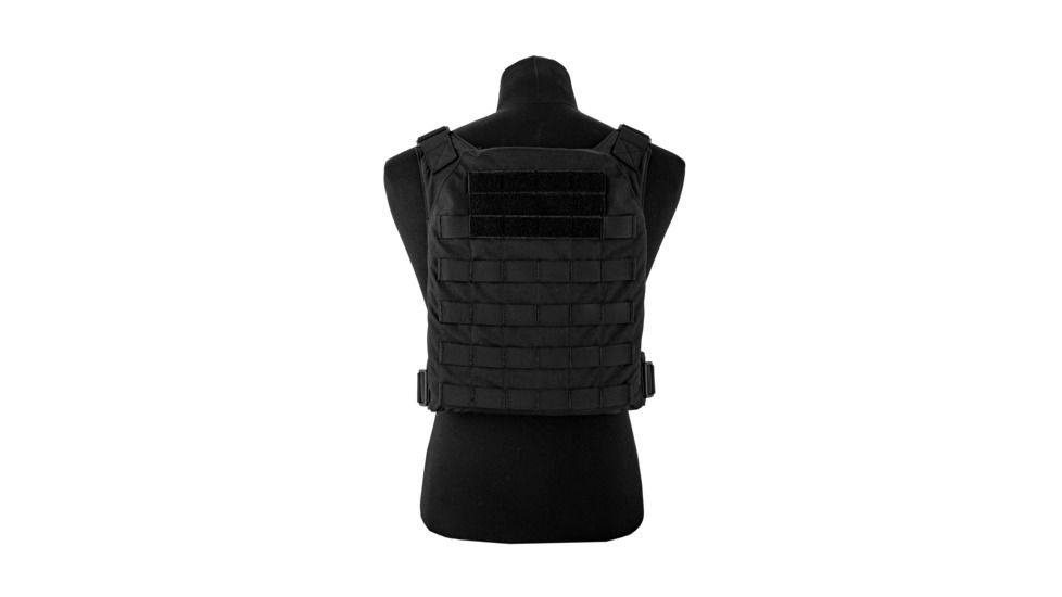 Grey Ghost Gear Minimalist Plate Carrier W/ Roc Attachments, Black, 0009-2
