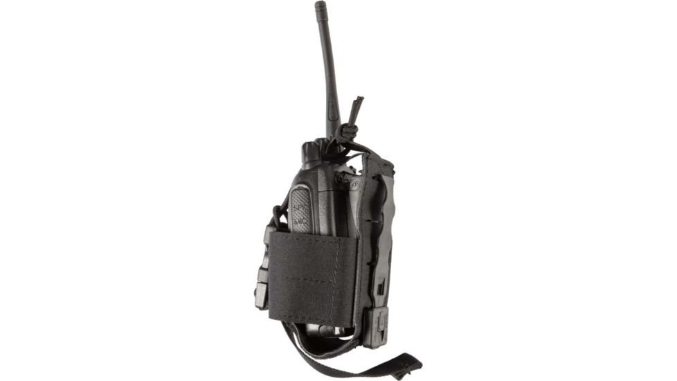 Grey Ghost Gear Radio Pouch Small, Laminate, Black, GTG0381-2