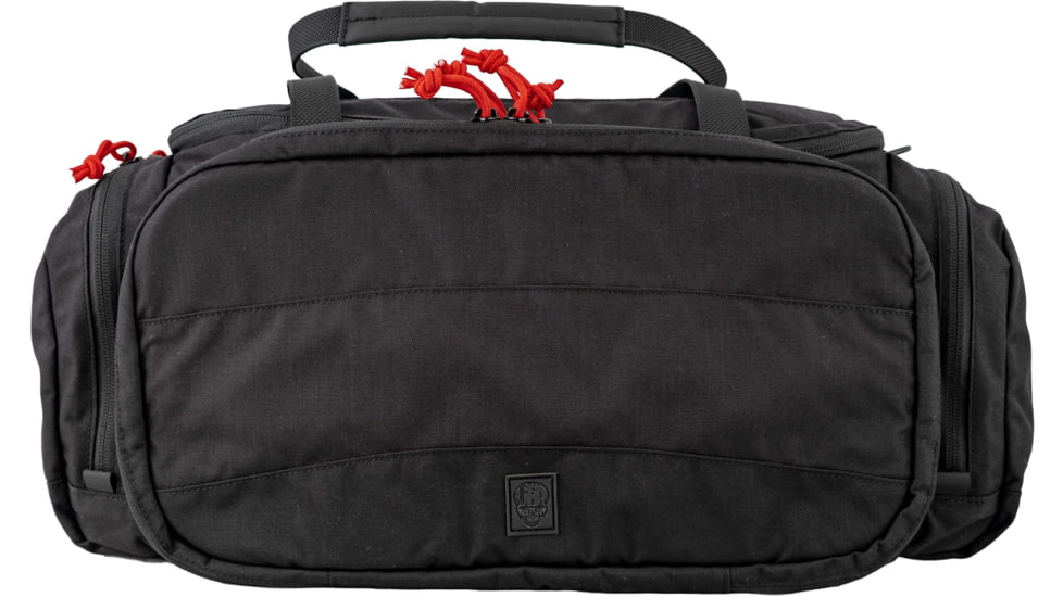Grey Ghost Gear Range Bag, Red Zipper Pulls, Black, 60200-2