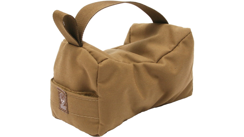 Grey Ghost Gear Riflemans Shooters Rest Squeeze Bag, Coyote Brown, Small, 1500-14