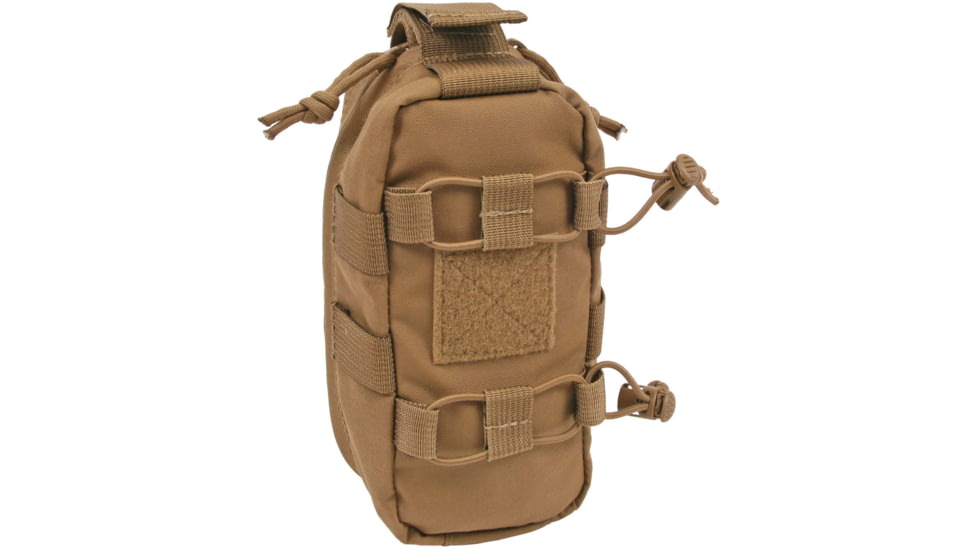 Grey Ghost Gear Slim Medical Pouch, Malice Clips for MOLLE/PALS, Coyote Brown, 4002-14
