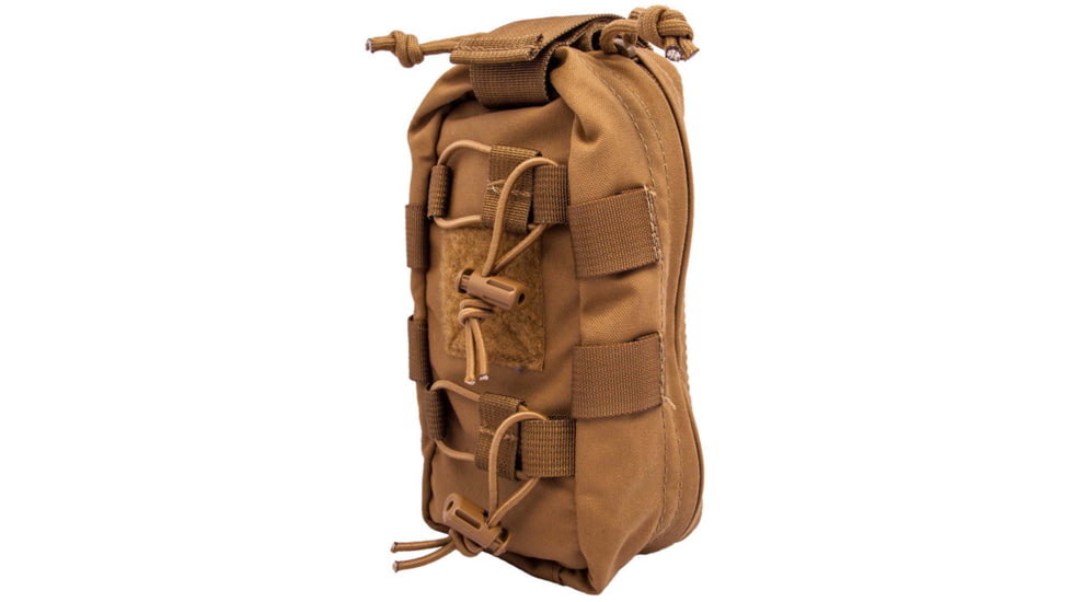 Grey Ghost Gear Slim Medical Pouch, Malice Clips for MOLLE/PALS, Coyote Brown, 4002-14