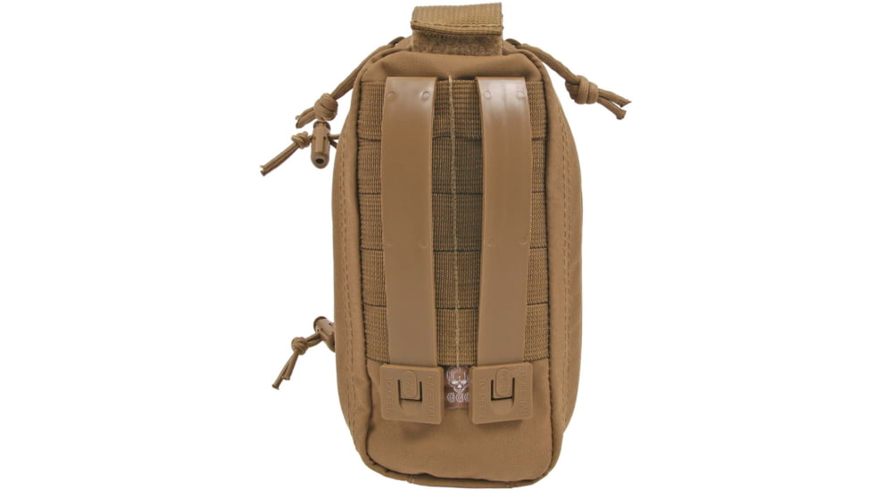 Grey Ghost Gear Slim Medical Pouch, Malice Clips for MOLLE/PALS, Coyote Brown, 4002-14