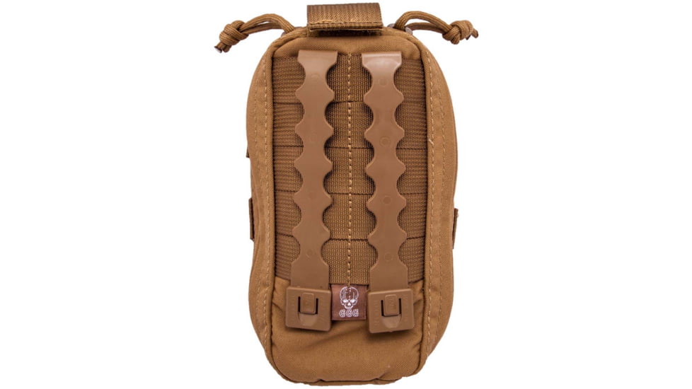Grey Ghost Gear Slim Medical Pouch, Malice Clips for MOLLE/PALS, Coyote Brown, 4002-14