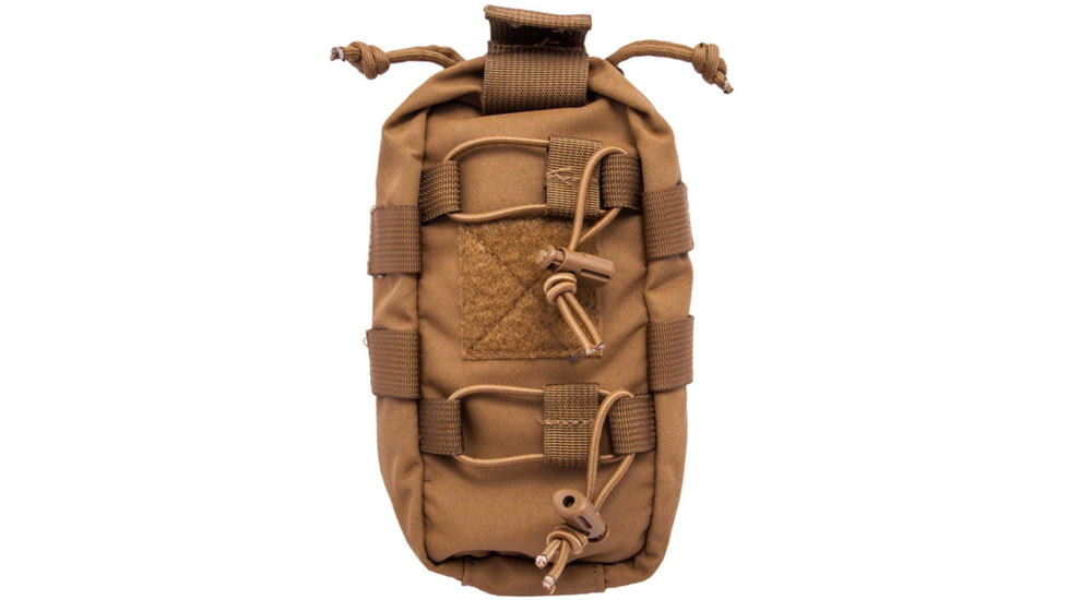Grey Ghost Gear Slim Medical Pouch, Malice Clips for MOLLE/PALS, Coyote Brown, 4002-14