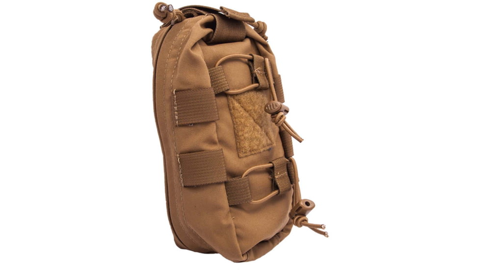 Grey Ghost Gear Slim Medical Pouch, Malice Clips for MOLLE/PALS, Coyote Brown, 4002-14