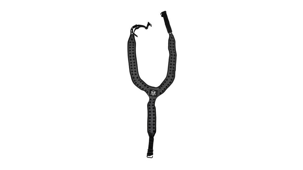 Grey Ghost Gear UGF 3-Point Battle Belt Suspenders, Hypalon, Black 9036-2