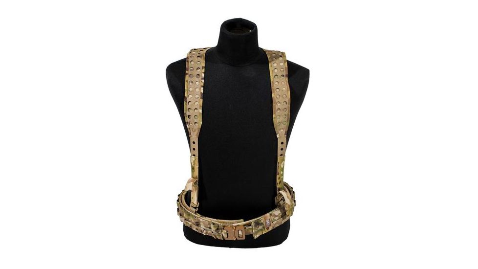 Grey Ghost Gear UGF 3-Point Battle Belt Suspenders, Hypalon, MultiCam 9036-5